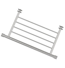 Полка прямая Сунержа 4 перекладины 43,8x24x3,4 см сатин 071-2012-4370