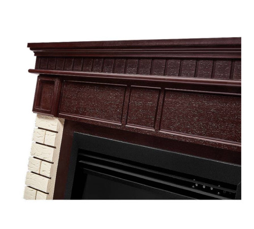 Каминокомплект Electrolux Bricks 25 камень бежевый шпон темный дуб с очагом EFP/P-2520LS N 1747576