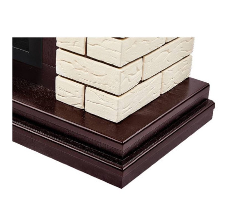 Каминокомплект Electrolux Bricks 25 камень бежевый шпон темный дуб с очагом EFP/P-2520LS N 1747576