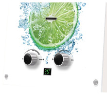 Газовая колонка Ballu GWH 10 Fiery Glass Lime 10 л/мин 1584733