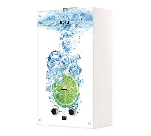 Газовая колонка Ballu GWH 10 Fiery Glass Lime 10 л/мин 1584733