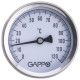 Термометр биметаллический накладной Gappo G1301 0-120 °C с пружиной G1301