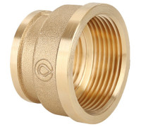 Муфта переходная Gappo ВР-ВР латунная 1х1/2 НС-1441331