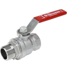 Кран шаровой Giacomini R854L 1 1/4 ВР-НР рычаг R854LX026