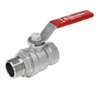 Кран шаровой Giacomini R854L 1 1/2 ВР-НР рычаг R854LX027