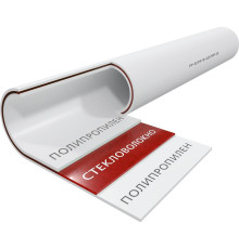 Труба полипропиленовая THERMOLIGHT PP-R FIBER SDR 7.4 50х6.9 мм PN20 армированная стекловолокном белая 1620644