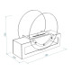 Биокамин напольный Royal Thermo RTBFP-F700SB Siberia