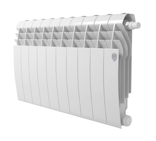 Биметаллический радиатор Royal Thermo BiLiner 350 Bianco Traffico VR 10 секций нижнее подключение 1506287