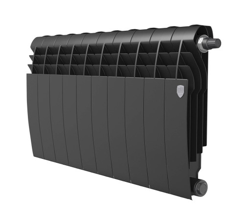 Биметаллический радиатор Royal Thermo BiLiner 350 Noir Sable VR 10 секций нижнее подключение 1506292