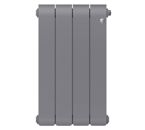Радиатор биметаллический Royal Thermo Infinity 500 Silver Satin 4 секции боковое подключение НС-1629996
