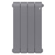 Радиатор биметаллический Royal Thermo Infinity 500 Silver Satin 4 секции боковое подключение НС-1629996