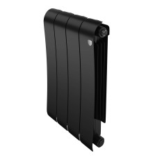 Радиатор биметаллический Royal Thermo Infinity 500 Noir Sable 4 секции боковое подключение НС-1629993