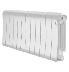 Радиатор биметаллический Royal Thermo Infinity 300 12 секций боковое подключение Bianco Traffico НС-1683524
