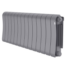 Радиатор биметаллический Royal Thermo Infinity 300 Silver Satin 14 секций боковое подключение НС-1683526