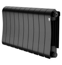 Радиатор биметаллический Royal Thermo Infinity 300 Noir Sable 10 секций боковое подключение НС-1683527
