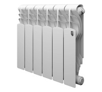 Радиатор биметаллический Royal Thermo Revolution B 350 6 секций боковое подключение 1682415