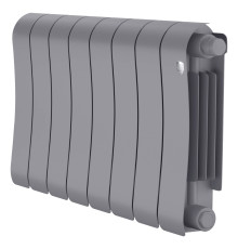 Радиатор биметаллический Royal Thermo Infinity 300 Silver Satin VR80 8 секций нижнее подключение НС-1696354