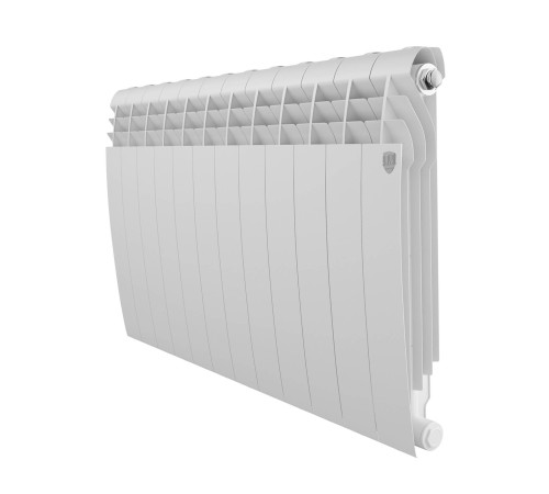 Радиатор биметаллический Royal Thermo BILINER 500 12 секций боковое подключение Белый НС-1682265