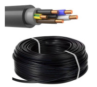 Кабель силовой ЭлПром ВВГнг(А)-LS-П 5х1.5 мм² ГОСТ бухта 100 м 1646095