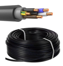 Кабель силовой ЭлПром ВВГнг(А)-LS-П 5х1.5 мм² ГОСТ бухта 100 м 1646095