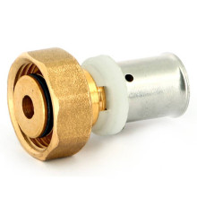 Муфта Uni-Fitt пресс 16 мм х 3/4 дюйма Евроконус EK с накидной гайкой 1513203