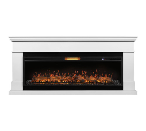 Каминокомплект Royal Thermo Aurora RTFP/P-AR60LS с порталом California 60 W белый НС-1721297