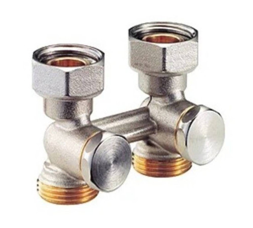 Узел нижнего подключения Giacomini R387X002 прямой H-образный 3/4x3/4 EK R387X002