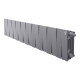Радиатор биметаллический Royal Thermo PianoForte 200 Silver Satin 20 секц. нижнее подключение VDR80 1506340