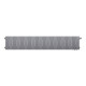 Радиатор биметаллический Royal Thermo PianoForte 200 Silver Satin 20 секц. нижнее подключение VDR80 1506340