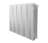 Радиатор биметаллический Royal Thermo PianoForte 500 Bianco Traffico 6 секций нижнее правое подключение VDR80 НС-1506363