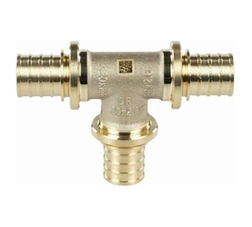 Тройник равнопроходный REHAU RAUTITAN MX 16-16-16 латунь 1649720