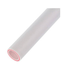 Труба полипропиленовая РОСТерм PPR Aqua армированная стекловолокном SDR 6 25x4.2 мм 4 м белая 1517273