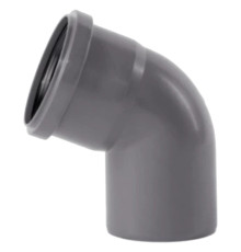 Отвод канализационный Ostendorf HT HTB 75 мм 67° 113130