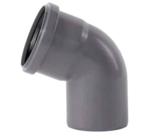 Отвод канализационный Ostendorf HT HTB 75 мм 67° 113130