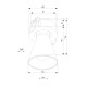 Светильник встраиваемый поворотный с антибликовой решеткой Bell 8W 4000K черный 25097/LED