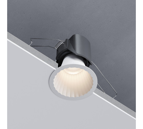 Светильник встраиваемый светодиодный Arco 12W 3000K белый IP44 15274/LED