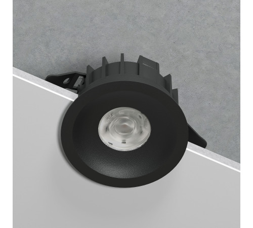 Светильник встраиваемый светодиодный Combi 15W 4000K черный 25068/LED