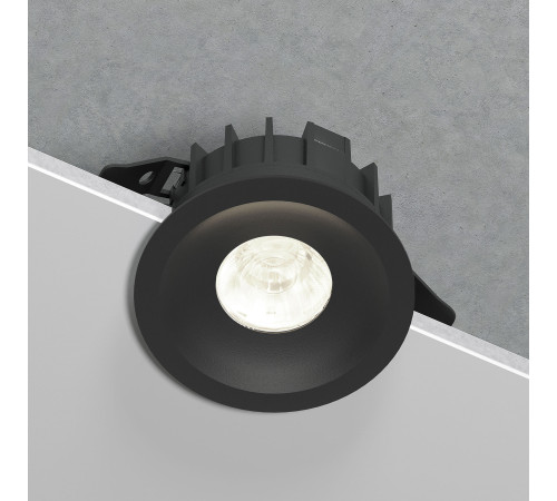 Светильник встраиваемый светодиодный Combi 15W 4000K черный 25068/LED