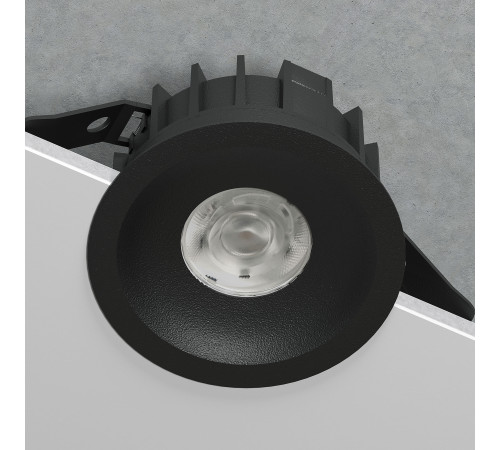 Светильник встраиваемый светодиодный Combi 20W 4000K черный 25069/LED