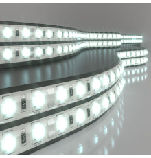 Светодиодная лента 12 В 14,4 Вт/м 60 Led/м 5050 IP65, холодный белый 6500К, 5 м Лента светодиодная 12V 14,4W 60Led 5050 IP65 холодный белый, 5м
