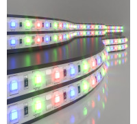Светодиодная лента 12 В 14,4 Вт/м 60 Led/м 5050 IP65, RGB, 5 м Лента светодиодная 12V 14,4W 60Led 5050 IP65 RGB, 5м