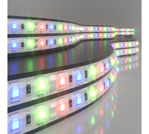 Светодиодная лента 12 В 14,4 Вт/м 60 Led/м 5050 IP65, RGB, 5 м Лента светодиодная 12V 14,4W 60Led 5050 IP65 RGB, 5м