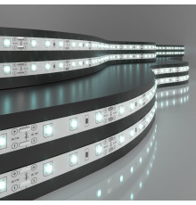 Светодиодная лента 12 В 4,8 Вт/м 60 Led/м 2835 IP20, холодный белый 6500К, 5 м Лента светодиодная 12V 4,8W 60Led 2835 IP20 холодный белый, 5м