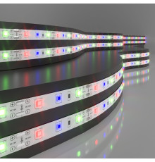 Светодиодная лента 12 В 4,8 Вт/м 60 Led/м 2835 IP20, RGB, 5 м Лента светодиодная 12V 4,8W 60Led 2835 IP20 RGB, 5м