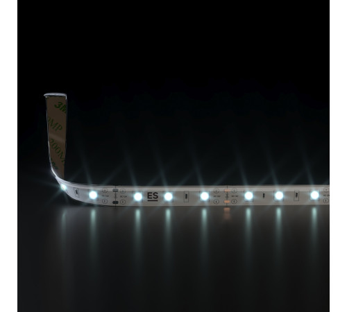 Светодиодная лента 12 В 4,8 Вт/м 60 Led/м 2835 IP65, холодный белый 6500К, 5 м Лента светодиодная 12V 4,8W 60Led 2835 IP65 холодный белый, 5м