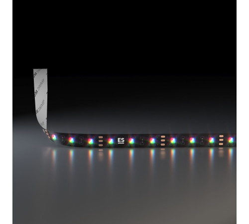 Светодиодная лента 24 В 14,4 Вт/м 60 Led/м 5050 IP20, RGB, Black, 5 м Лента светодиодная 24V 14,4W 60Led 5050 IP20 RGB, Black, 5м