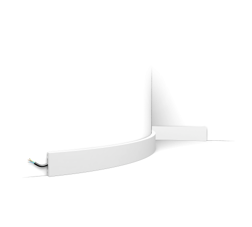 Плинтус напольный гибкий Orac Decor SQUARE SX162F