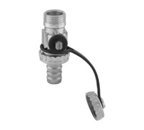 Кран шаровой дренажный Kromwell с пробкой 1/2 НР KW.192.04