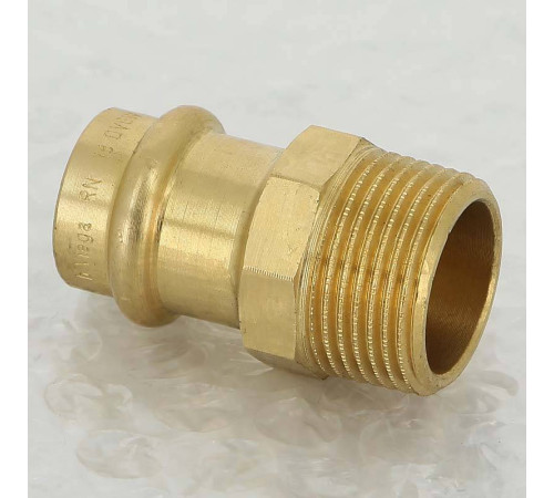 Муфта переходная пресс-Н Viega Sanpress бронза 18x3/4 283230