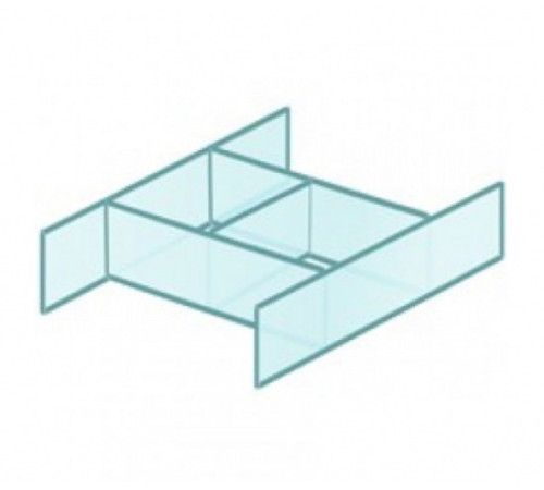 Разделитель внутренний для ящика Duravit Esplanade 370х200 мм серый ES992200000